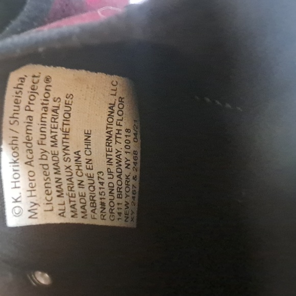 NWT My Hero Acadamia Shoes size 10 Himiko Toga Lace Up - Picture 4 of 6